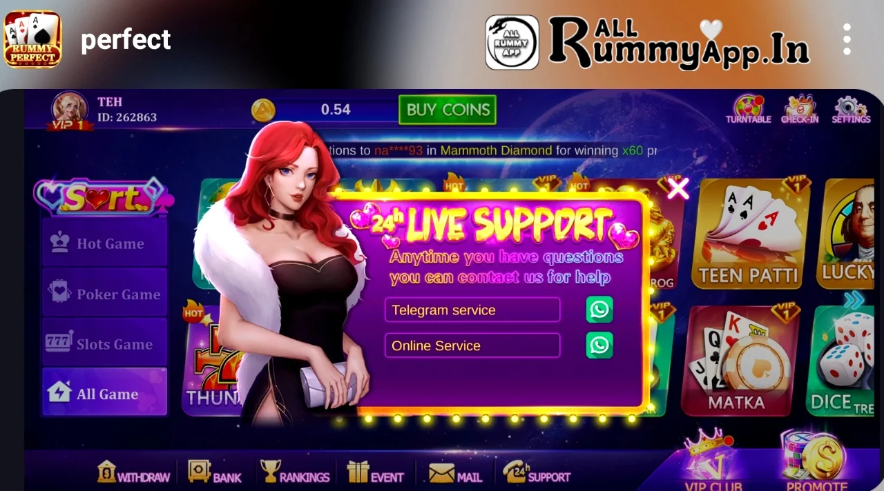 Rummy Perfect APK Customer Support