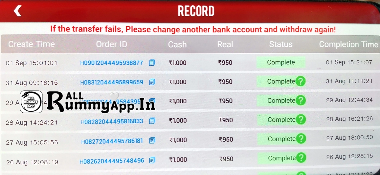 Teen Patti Refer Earn APK Payment Proof